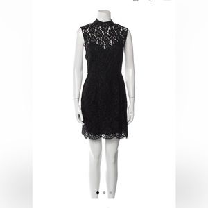 Sandro Black Lace Mini Dress | Size 2